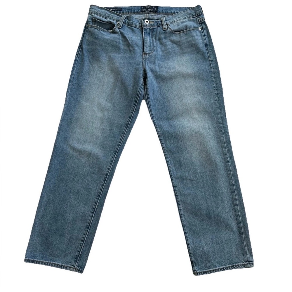 Lucky Brand Sweet Crop Light Wash Straight Stretch Denim Jeans 10-Y2K Capsule